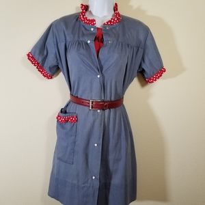 Vintage House Dress, Lounger, M-XL